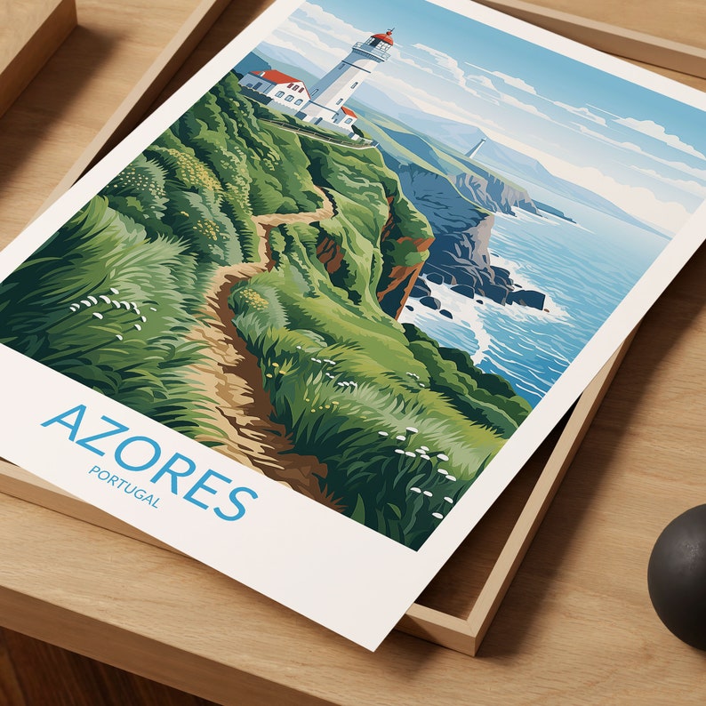 Azores Print, Azores Poster, Azores Wall Art, Azores Art Print, Azores