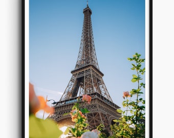Paris Travel Print, Eiffel Tower, Paris Poster, Eiffel Tower Print, Wedding gift, Parisian Poster, Paris Decor, Paris Gift, Photography