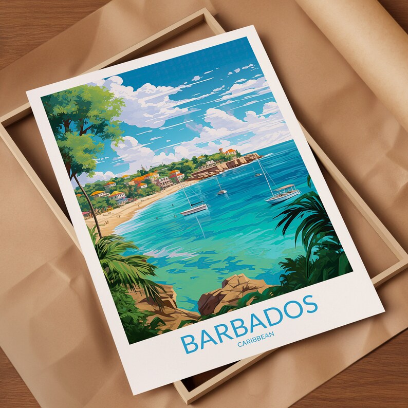 Barbados Print No 7 Barbados Poster Barbados Wall Art Etsy UK