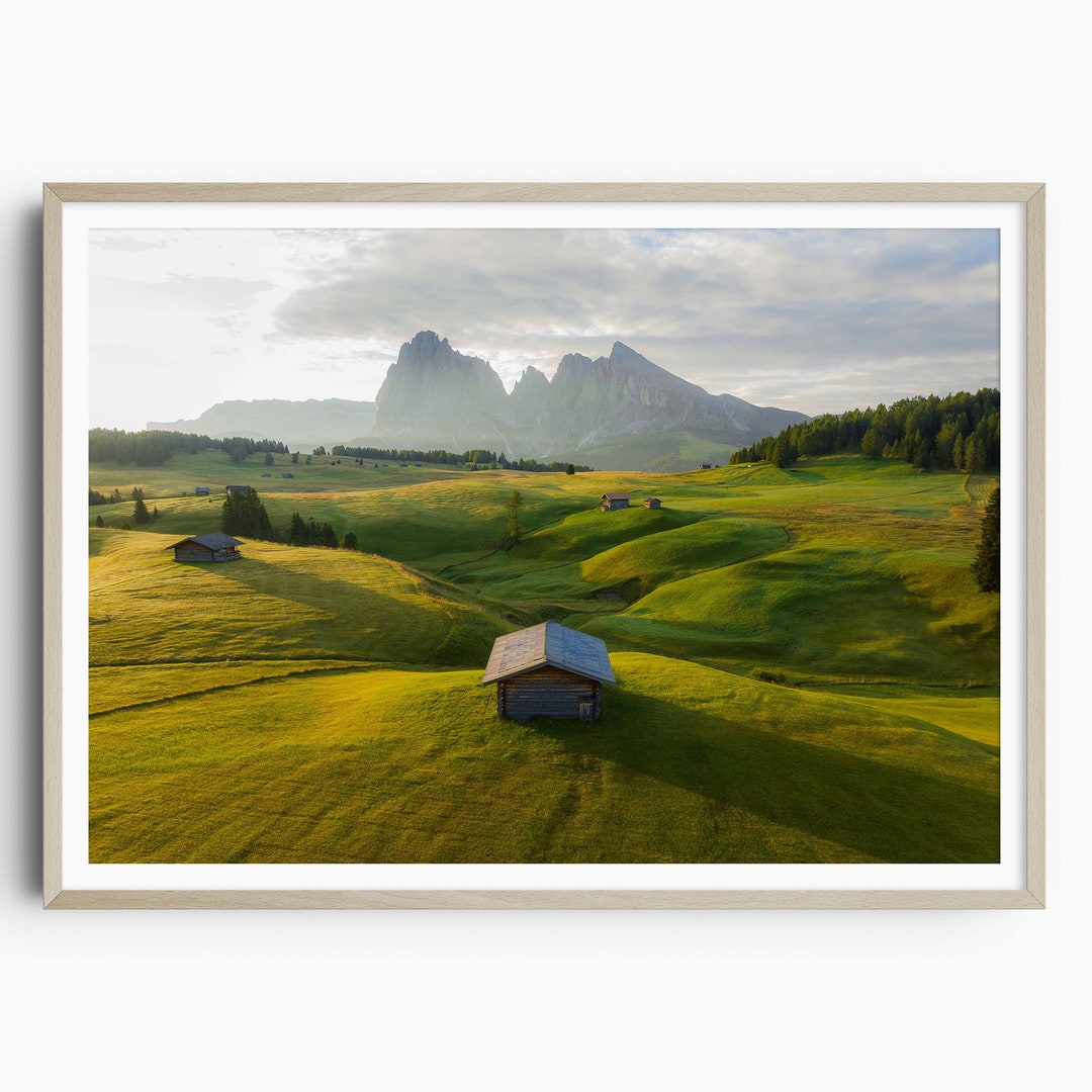 Italy Print, Seiser Alm Wall Art, Travel Gift, Travel Poster, Europe ...