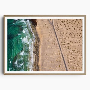 Impresión de Lanzarote, Islas Canarias, Impresión de viajes, Cartel de viaje, Playa de Famara, Impresión de España, Arte de la pared de Lanzarote, Impresión de arte de Ocean Beach