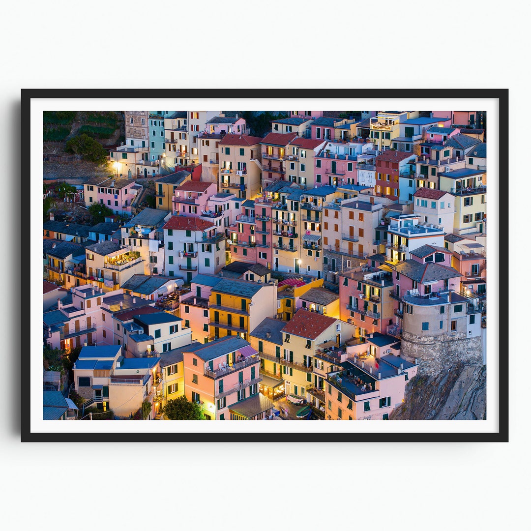 Cinque Terre Travel Print, Italy Art Print, Travel Gift, Travel Poster ...