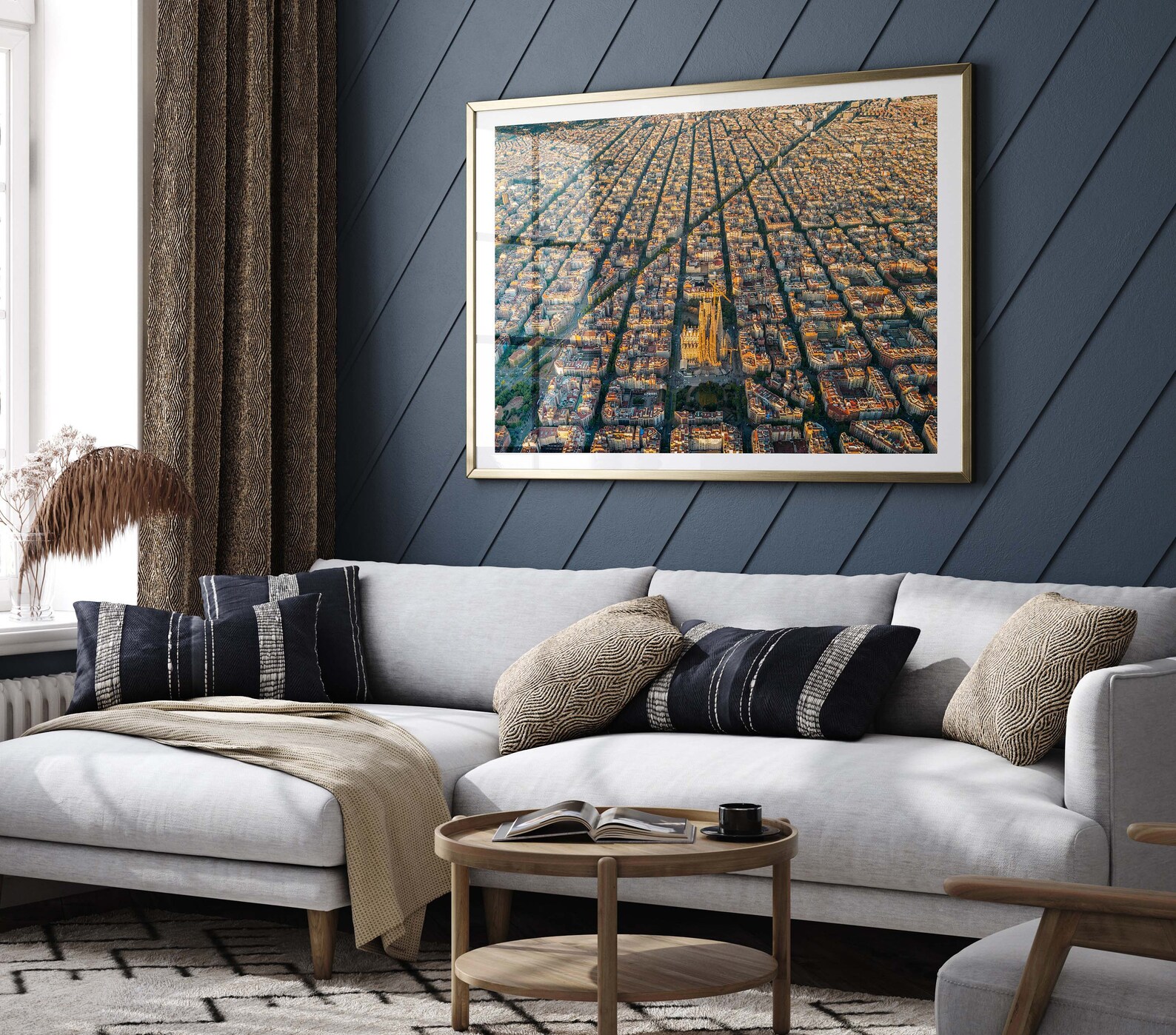 Barcelona City Print, Barcelona Poster, Barcelona Art, Barcelona Wall ...