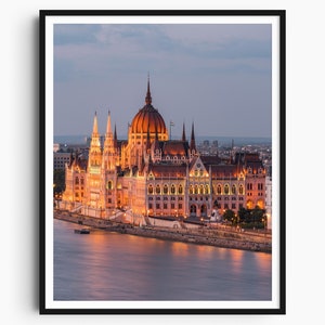 Budapest Hungary Print, Hungarian Parliament, Wall Art Print, Poster, Travel Print, Travel Poster, Wall Art, Living Room Prints, Art Decor