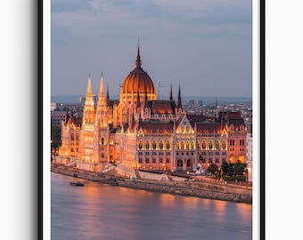 Budapest Ungarn Druck, Ungarisches parlament, Wand Kunst Druck, Poster, Reise Druck, Reise Poster, Wand Kunst, Wohnzimmer Drucke, Kunst Dekor