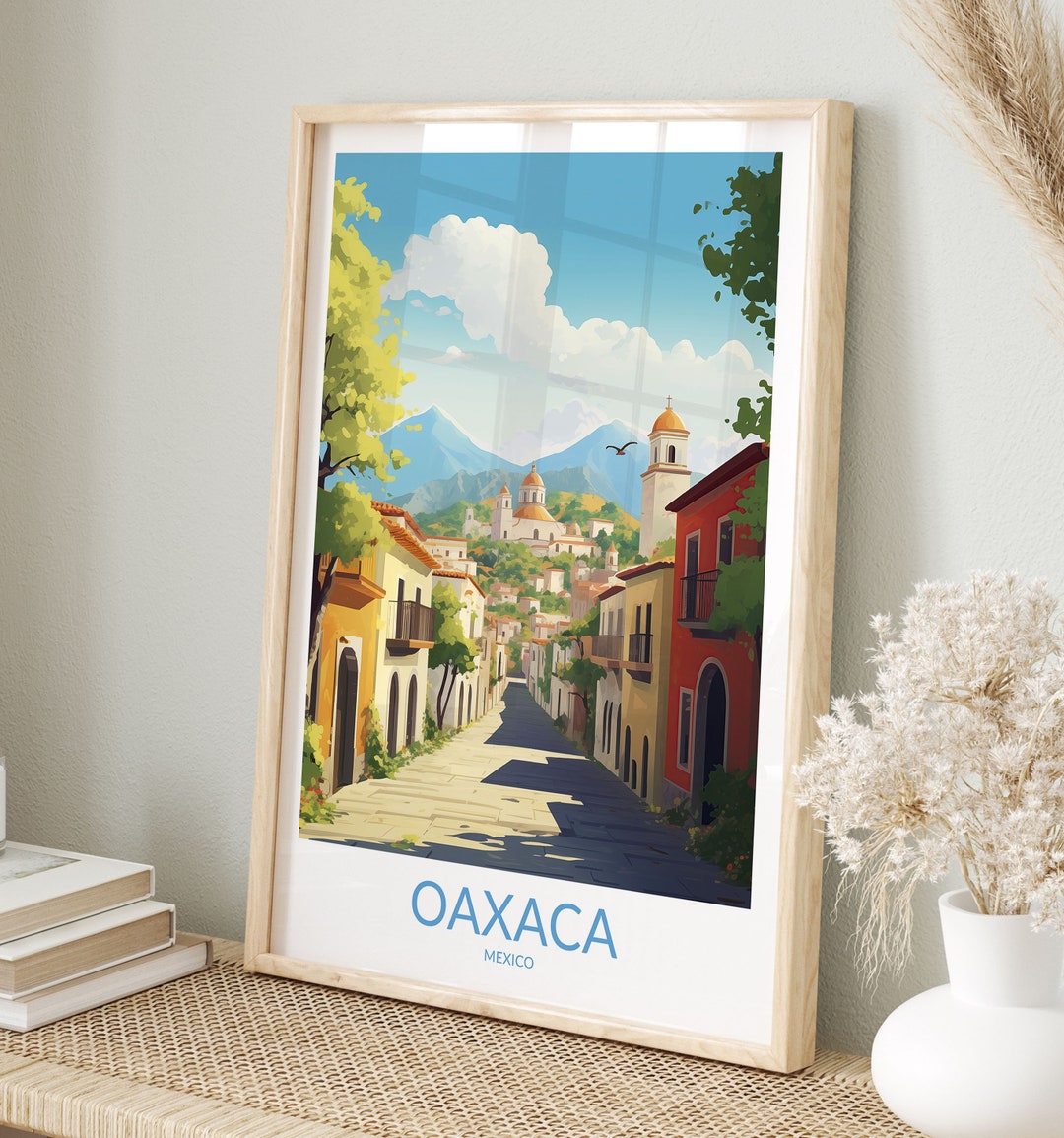 Oaxaca Print No 3, Oaxaca Poster, Oaxaca Wall Art, Oaxaca Art Print