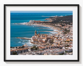 Sitges Print, Sitges Wall Art Print, Photography print from Sitges, Catalonia, Spain