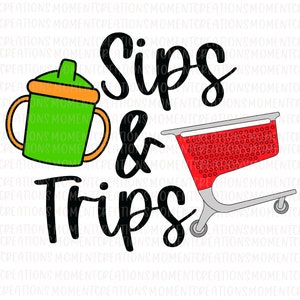 Sips & Trips (bez logo) PNG, Target, Starbucks Digital PNG do pobrania, Przezroczysty PNG, Plik sublimacyjny