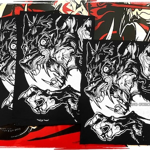 King Guro: Werewolf Patch | Screen Printed Patches | Hand Sew Fabric Patches