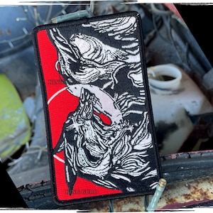 King Guro: Fox Patch | Wolf Embroidered Patch  | Glow in the Dark