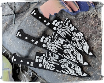 King Guro: Dead Reflection Patch | Knife Embroidered patch | Glow in the Dark