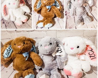 Personalized Easter Bunny Stuffed Animal