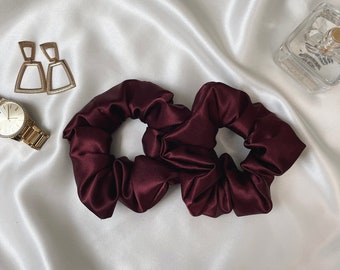 Fall Satin Hair Scrunchies | Hair Scrunchies | Smooth Hair Scrunchies | Hair accessories | Christmas Gift