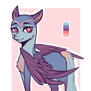 ADOP Anthro Dragon Pony Fursona Ref Character Reference Sheet My Little Pony Brony
