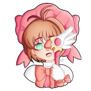 Sakura card captor sticker/Sakura sticker