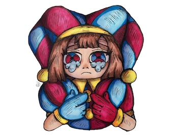 Pomni-Sticker/Sticker Der fantastische digitale Zirkus