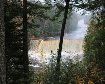 View of Tahquamenon River and Falls