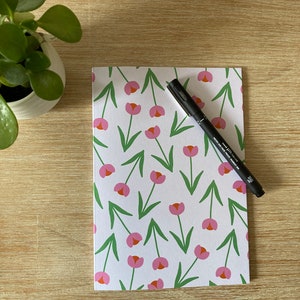 Tulips Notebook / Journal / Eco friendly / recyclable/ environmental