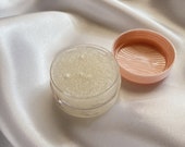 Coconut Lip Scrub natural, vegan, edible, moisturising, exfoliating, soft lips