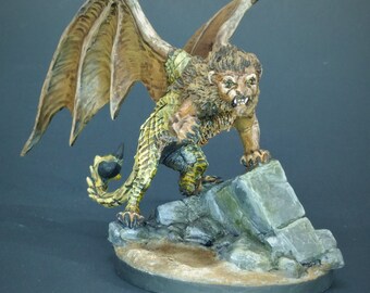Reaper Bones Black Hippogriff Miniature - 25mm Heroic Scale Unpainted Figure