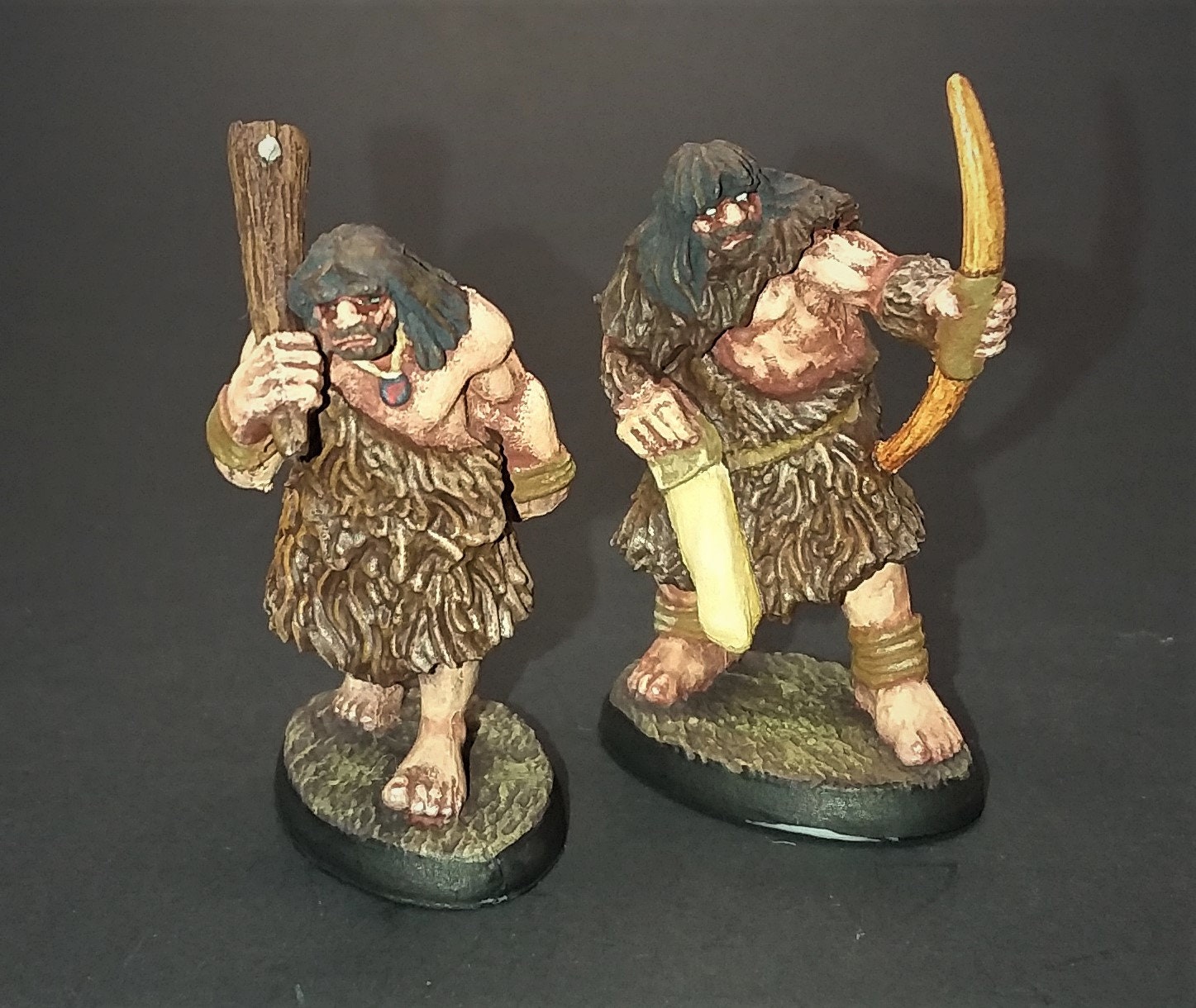 Reaper Bones Black Bear Tribe Cavement 4 Painted Etsy