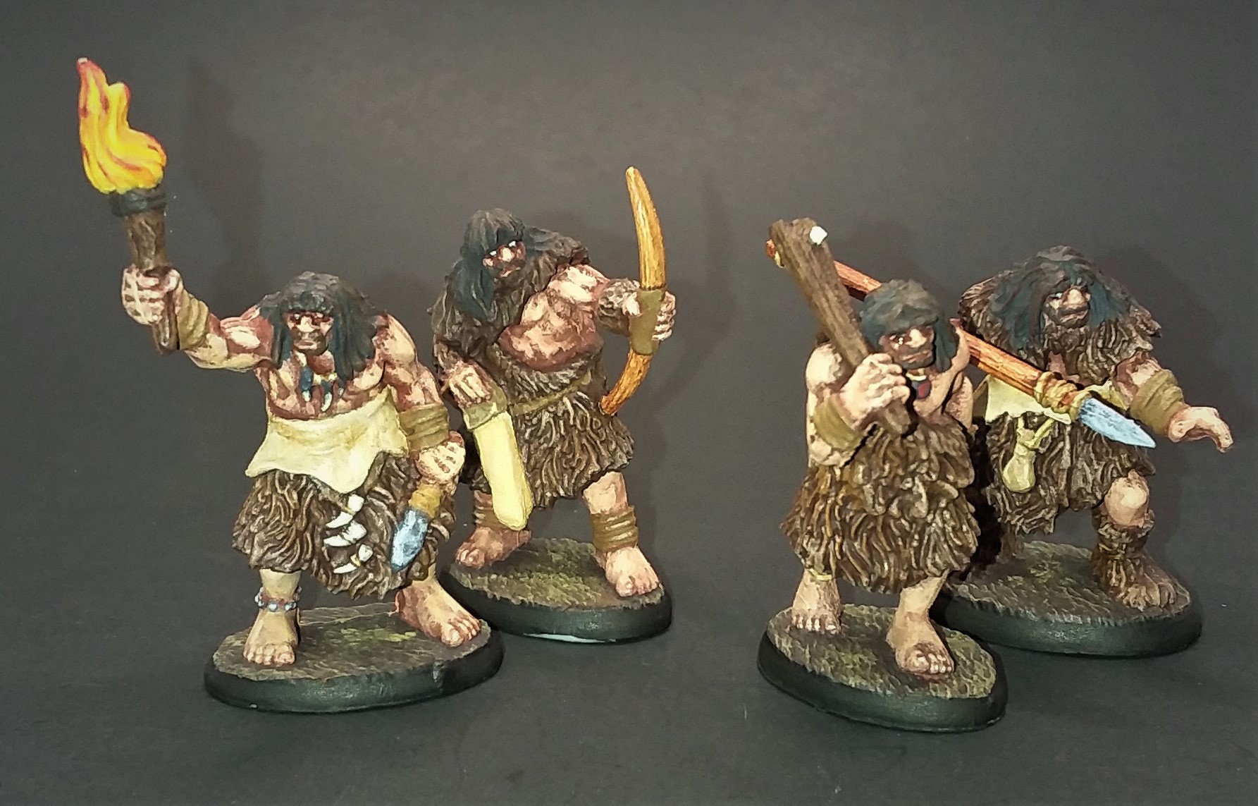 Reaper Bones Black Bear Tribe Cavement 4 Painted Etsy
