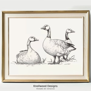 Duck Vintage Print | Duck Wall Art | Antique Vintage Print | Farmhouse Decor Print | Country Wall Art | Digital Download | Various Sizes