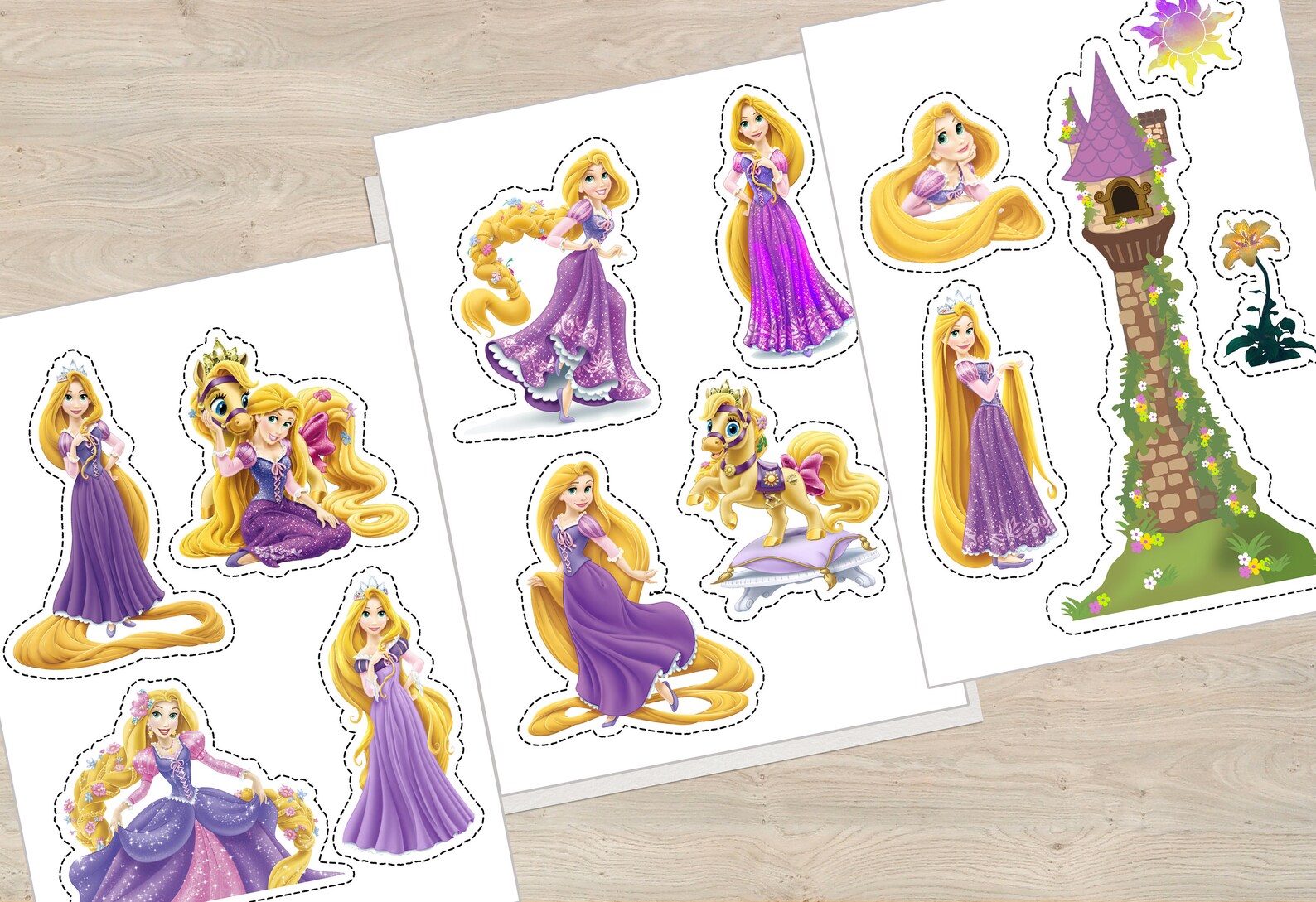 Rapunzel Cake Topper Cupcake Topper Cake Decoration | Etsy