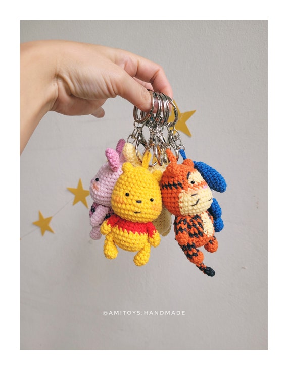 くまのプーさん キーホルダー フルーツ 8点セット レトロ レア