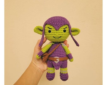 Custom made doll, Green Goblin Crochet