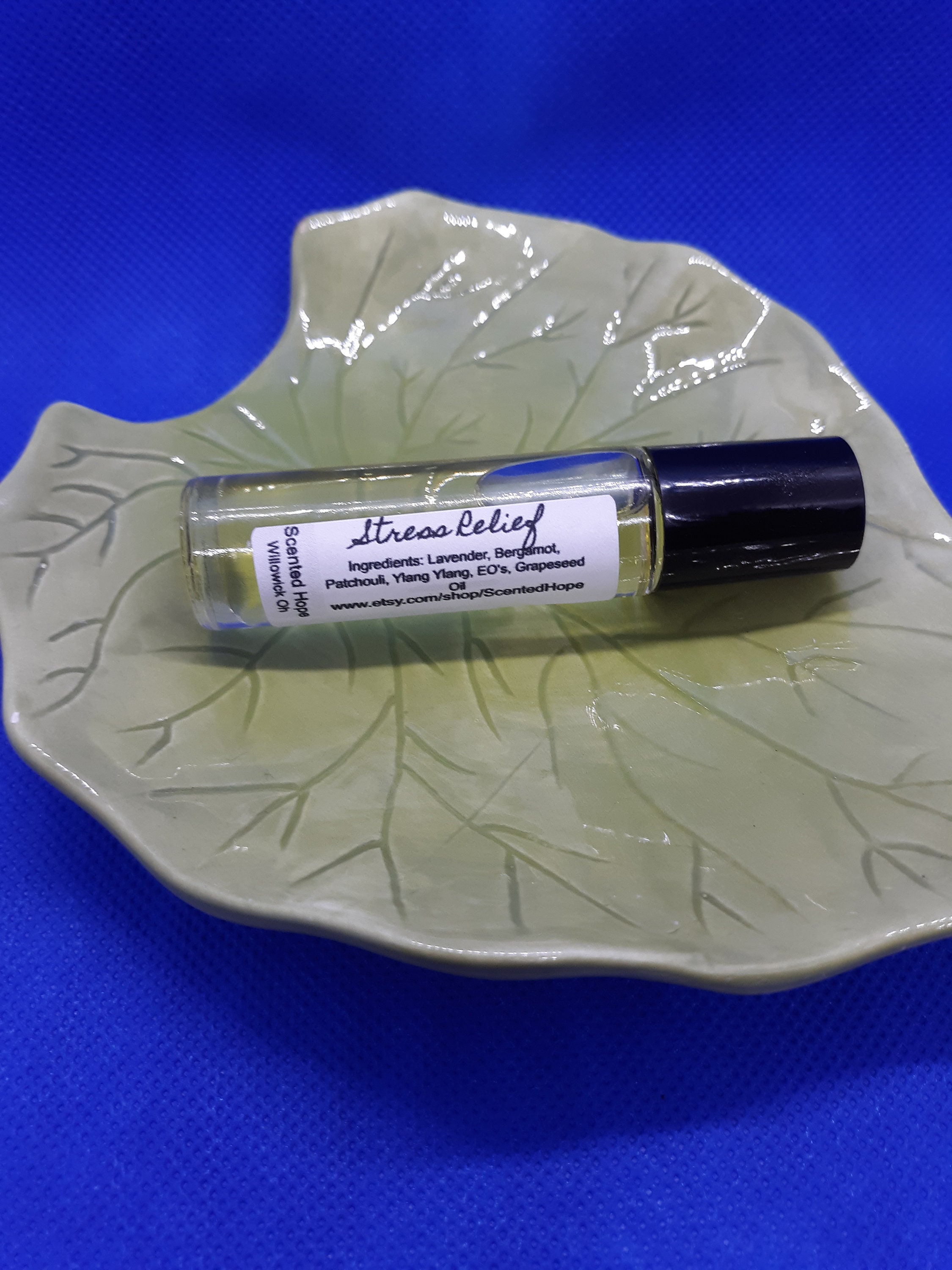 Stress Relief Essential Oil Roller 10 Ml Etsy Canada