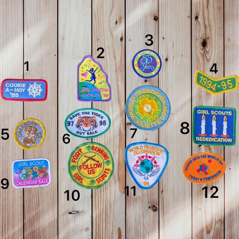 Vintage Girl Scout Patches Etsy