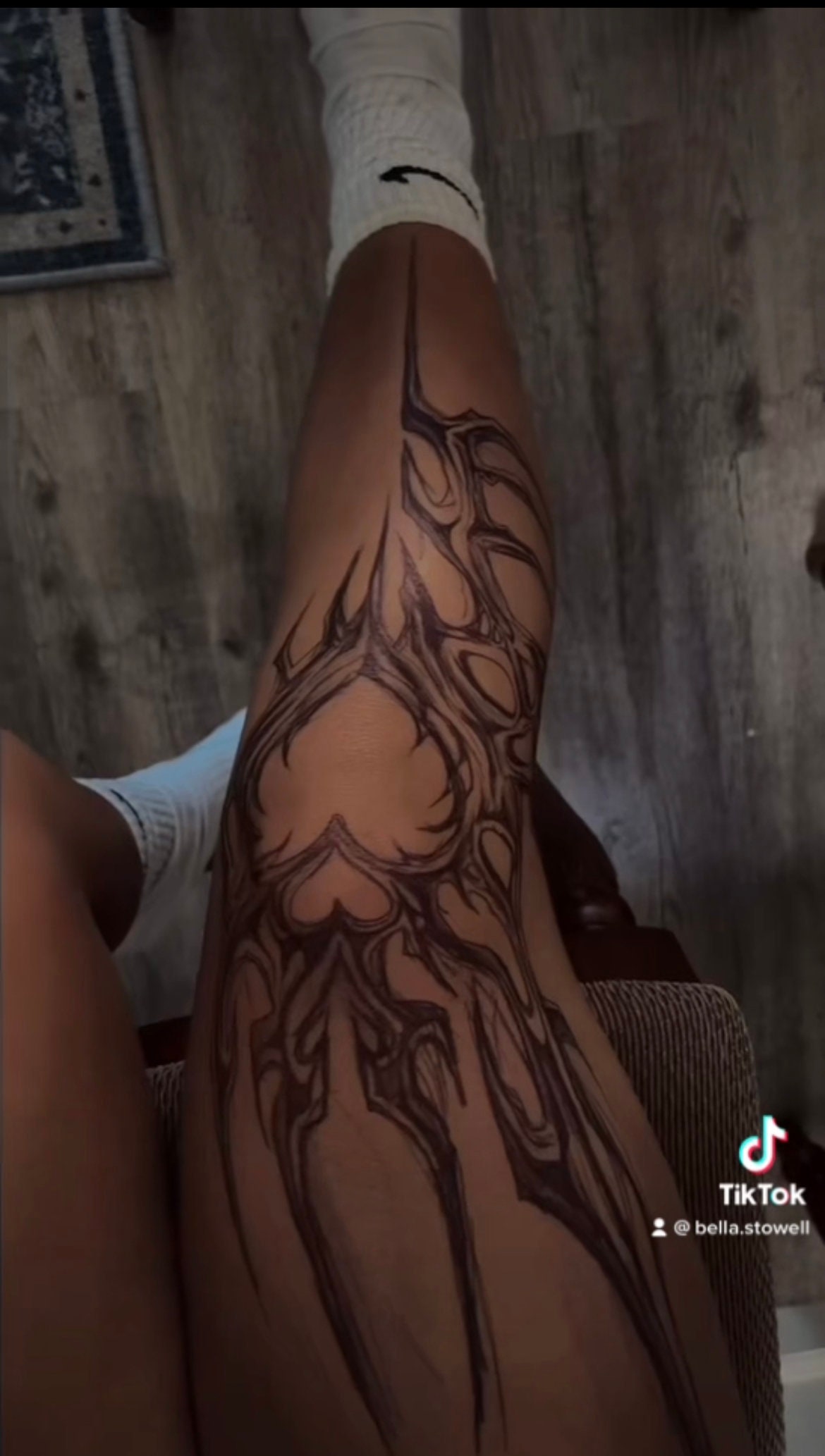 Cyber Sigilism Leg Tattoo - Etsy