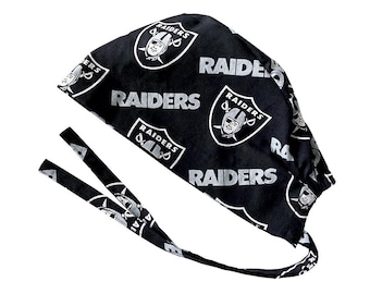 Las Vegas Raiders Scrub Cap, Baumwoll Arbeitskappe, Made in USA