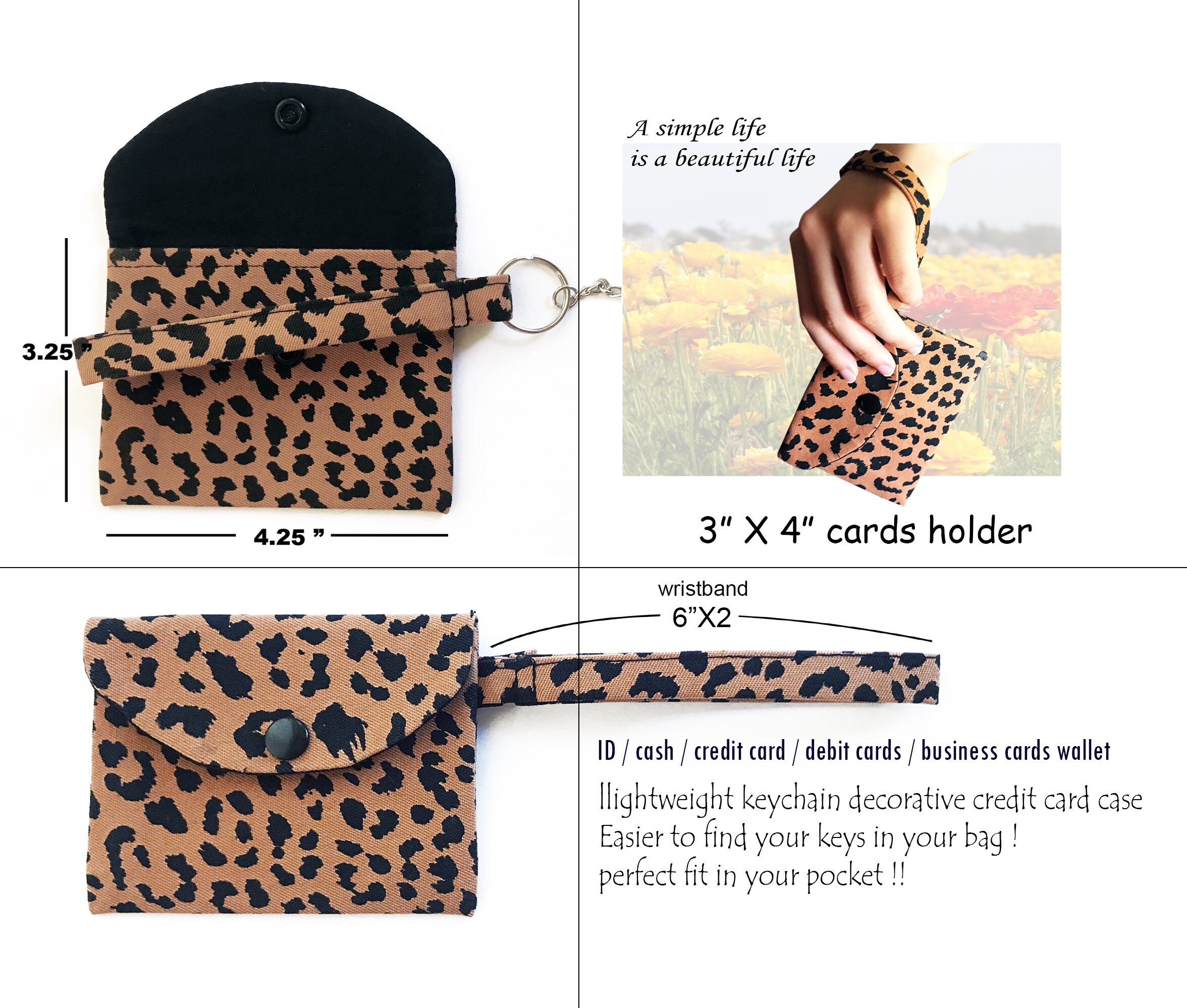 key fob card pouch
