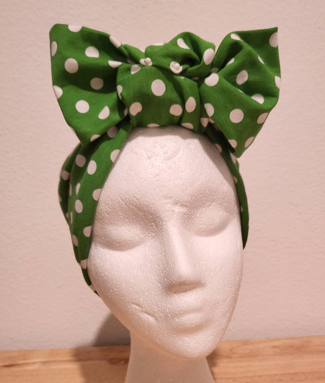 Vintage Headband Retro 1940s Top Knot Turban Headband Pinup Hair Wrap Etsy