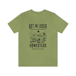 Homestead Shirt Living off grid Shirt Funny Homesteading Shirt Farming Shirt Conservative Shirt Homemaker Shirt Backyard Homestead Shirt image 3