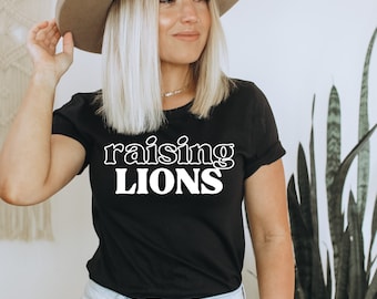 Raising Lions Short-Sleeve Unisex T-Shirt, Patriot T-Shirt, Crunchy Mom, Informed Mother Shirt, Truth Seeker shirt, Freedom Keeper Shirt