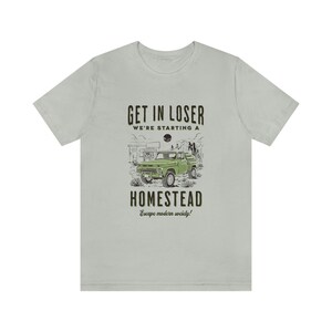 Homestead Shirt Living off grid Shirt Funny Homesteading Shirt Farming Shirt Conservative Shirt Homemaker Shirt Backyard Homestead Shirt image 5