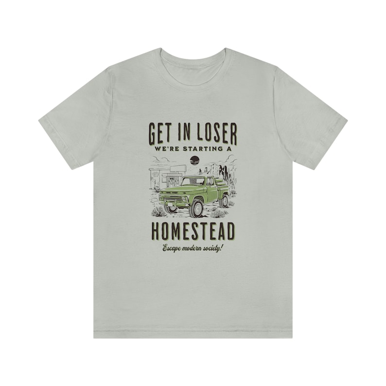 Homestead Shirt Living off grid Shirt Funny Homesteading Shirt Farming Shirt Conservative Shirt Homemaker Shirt Backyard Homestead Shirt image 5