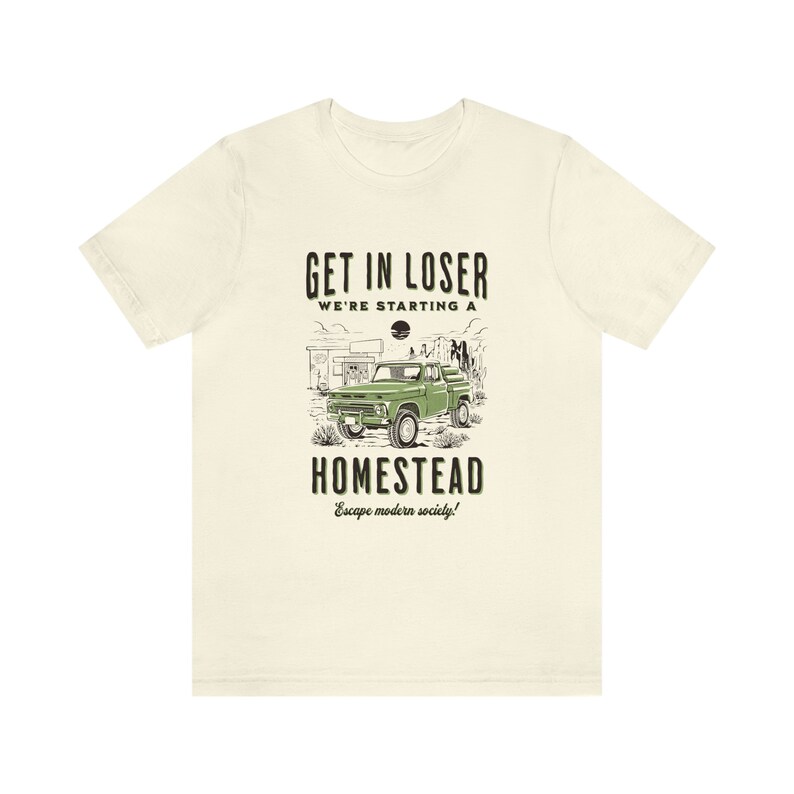Homestead Shirt Living off grid Shirt Funny Homesteading Shirt Farming Shirt Conservative Shirt Homemaker Shirt Backyard Homestead Shirt image 4