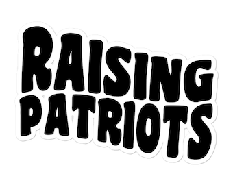 Raising Patriots sticker, American Mom Sticker, Patriotic Sticker, Raising Lions, Conservative Sticker, Patriot Stickermothers day gift