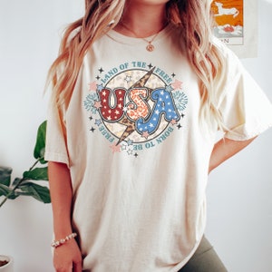 USA Comfort Colors T-Shirt, Comfort Colors Patriotic Shirt, 4th Of July Shirt, Patriot Gift, USA Shirt, America Shirt, Republican Shirt
