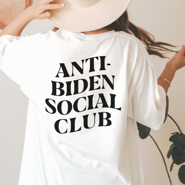 Anti Biden Social Club Shirt, FJB Shirt, Patriot Shirt, Conservative Gift, Patriot Gift, Republican Shirt, Freedom Shirt, Lets go Brandon