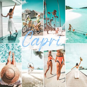 Mobile Presets / Instagram Presets / Mobile Instagram Presets / Capri Mobile Presets
