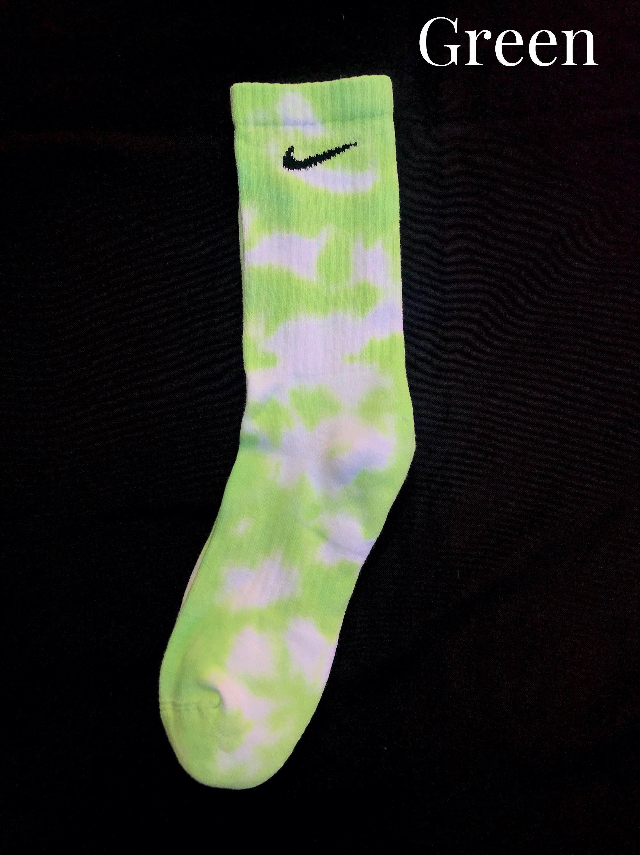 Nike Lot de 3 paires de Chaussettes Tie Dye Vert- Size? France