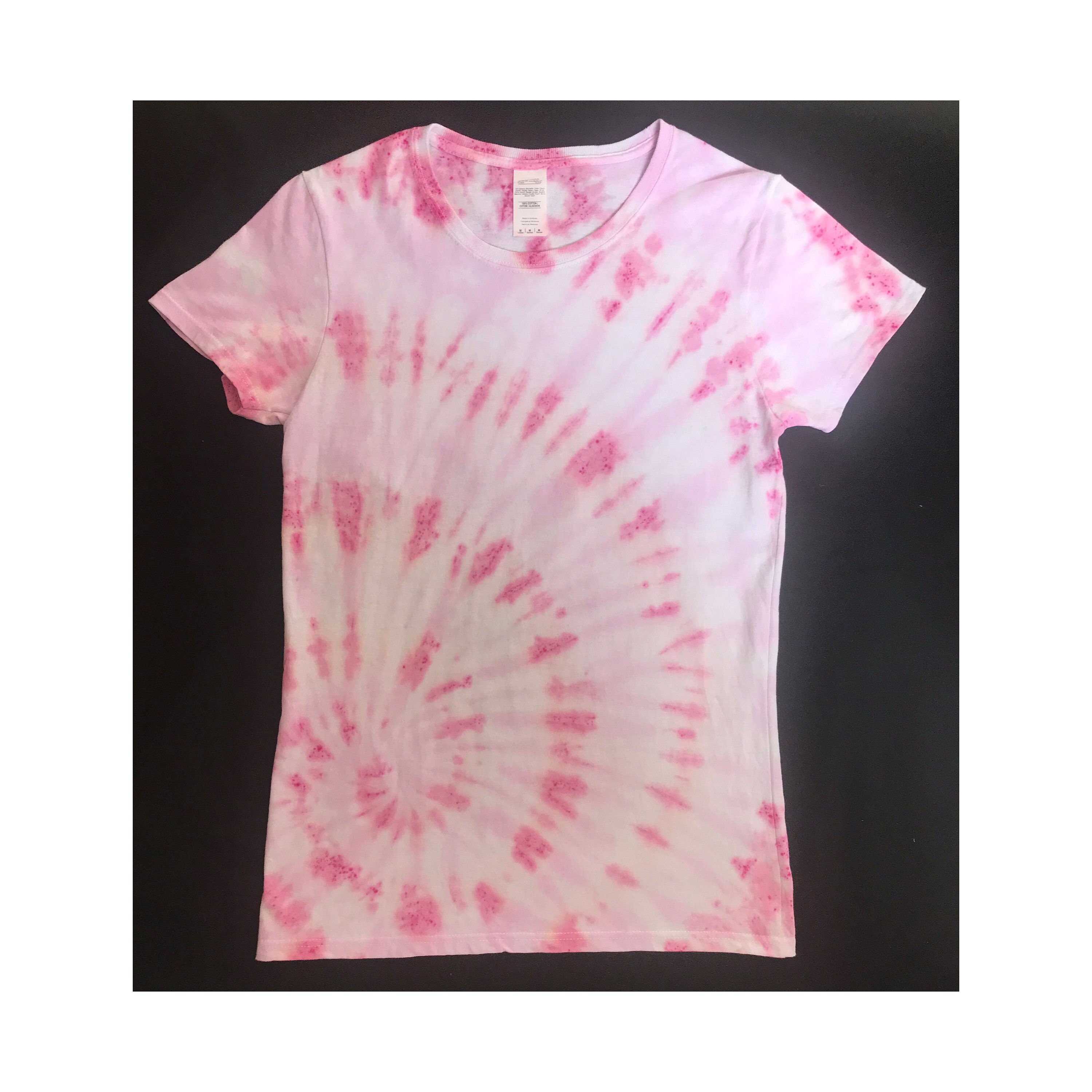 Pink Spiral Tie Dye Tshirt Pretty In Pink Kleding Meisjeskleding Tops & T-shirts T-shirts T-shirts met print 