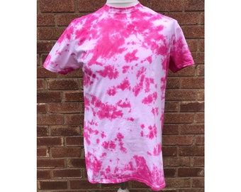 Fuchsia Pink Tie Dye T-Shirt
