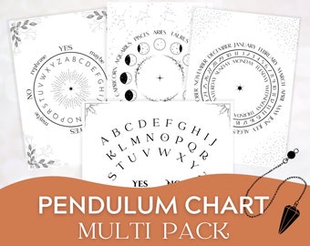 pendulum charts etsy