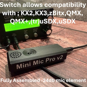 KX2/KX3/zBitx/QMX/QMX+/uSDX/(tr)uSDX Mini Mic Pro (Assembled)
